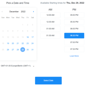 Online Scheduling & Calendar Suite
